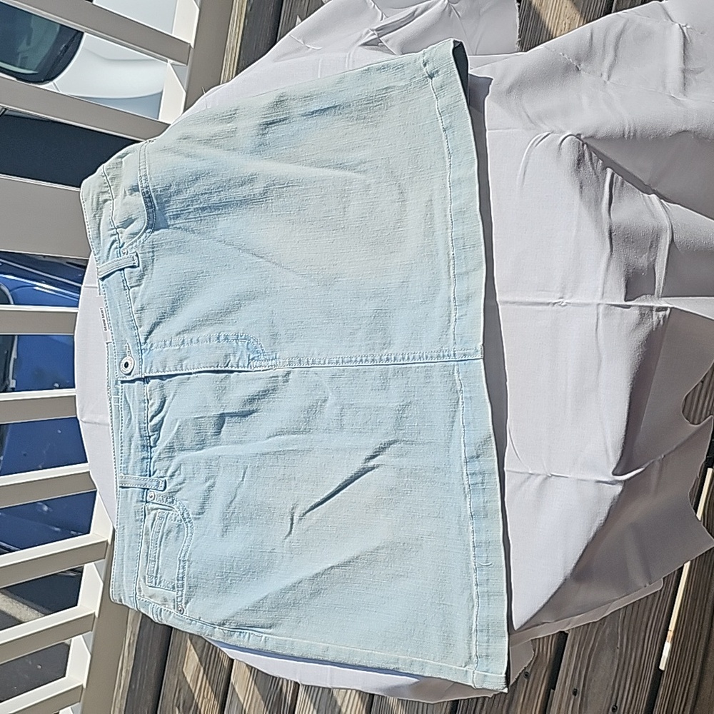 Style & Co Size 16p Color Denim Skirt